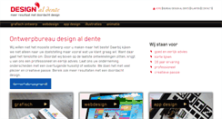 Desktop Screenshot of designaldente.nl